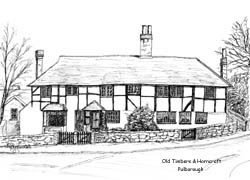 greetings card of Old Timbers, Pulborough